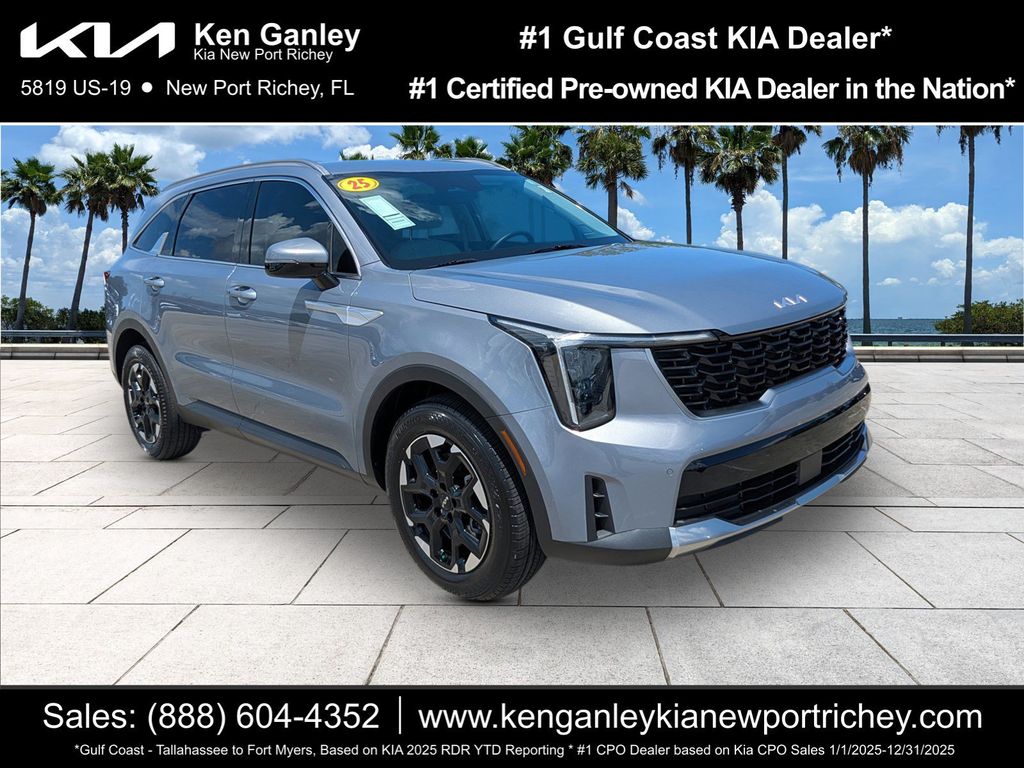 Everlasting Silver 2025 Kia Sorento SUV / Crossover Front-Wheel Drive 8-Speed Automatic