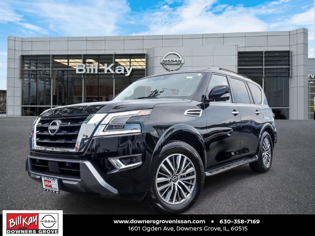 Super Black 2023 Nissan Armada SUV / Crossover Four-Wheel Drive 7-Speed Automatic