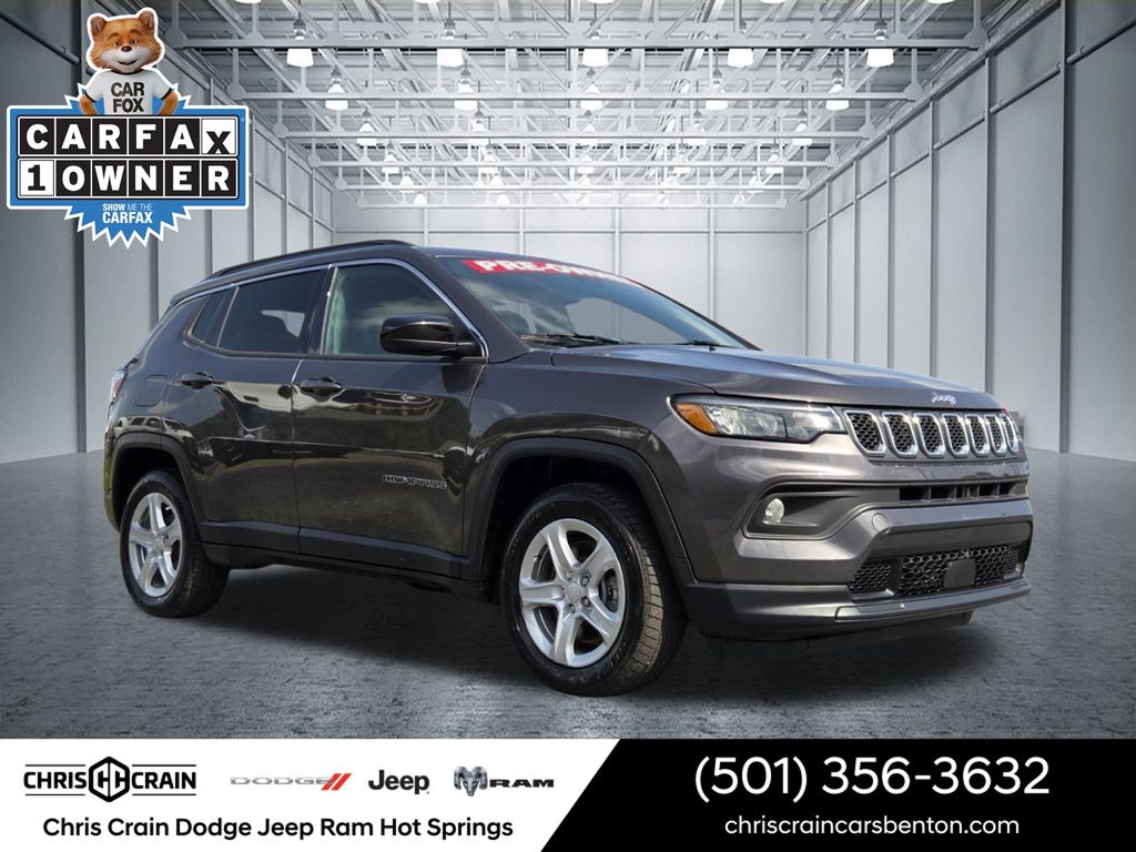 Gray 2024 Jeep Compass SUV / Crossover Four-Wheel Drive 8-Speed Automatic