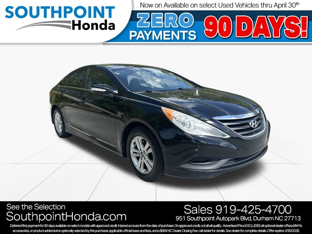 Phantom Black Metallic 2014 Hyundai Sonata GLS FWD Sedan Front-Wheel Drive 6-Speed Automatic