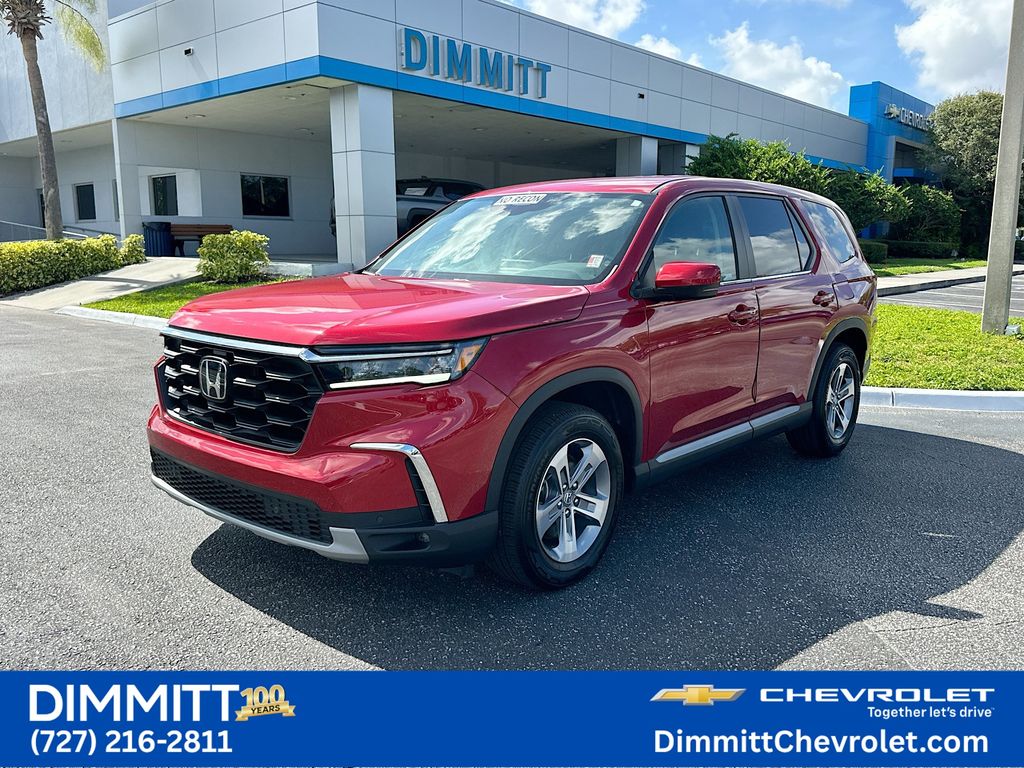 Radiant Red Metallic II 2025 Honda Pilot SUV / Crossover Front-Wheel Drive Automatic
