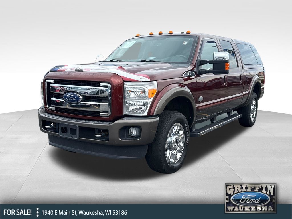 Red (Bronze Fire Metallic) 2016 Ford F-350 Super Duty Pickup Truck Four-Wheel Drive 6-Speed Automatic