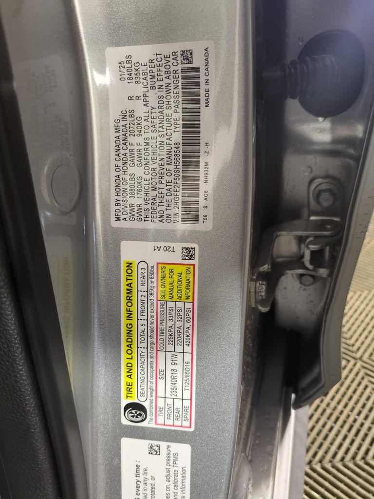 New 2025 Honda Civic For Sale in Fort Wayne, IN