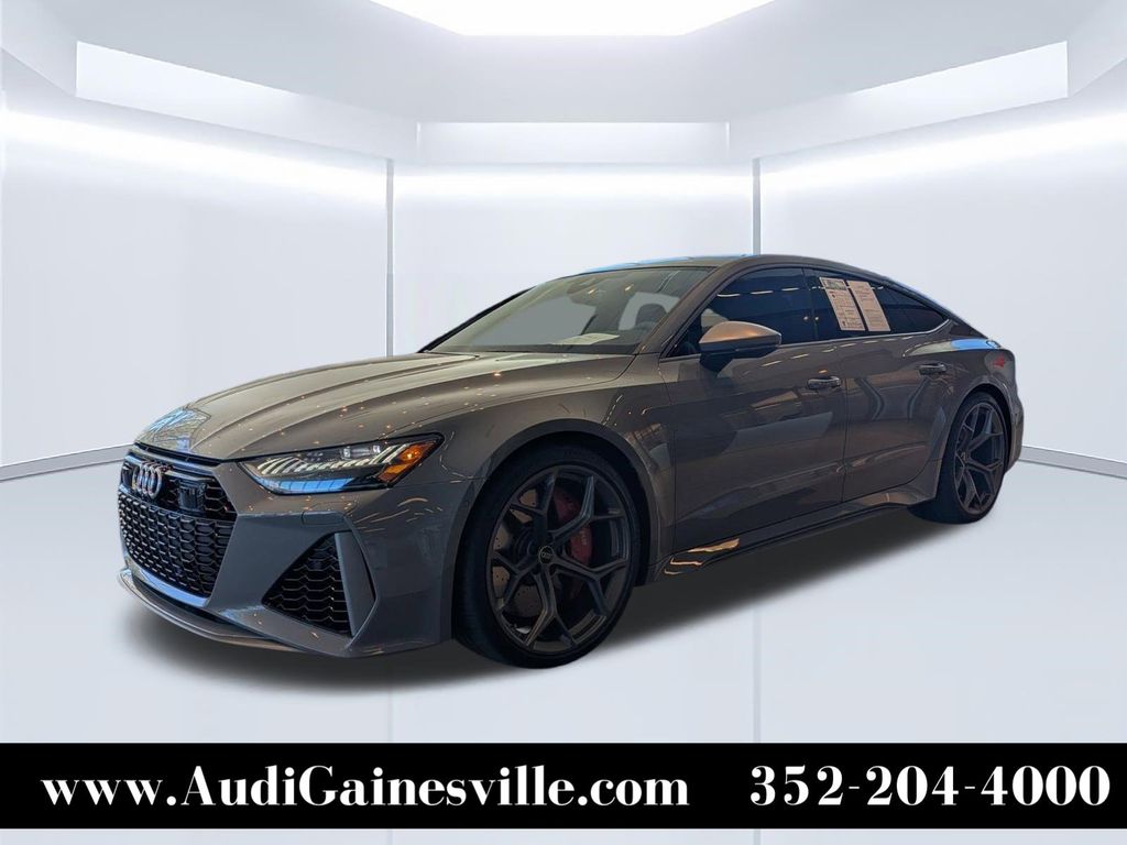 Nardo Gray 2025 Audi RS 7 4.0T quattro Performance AWD Sedan All-Wheel Drive 8-Speed Automatic