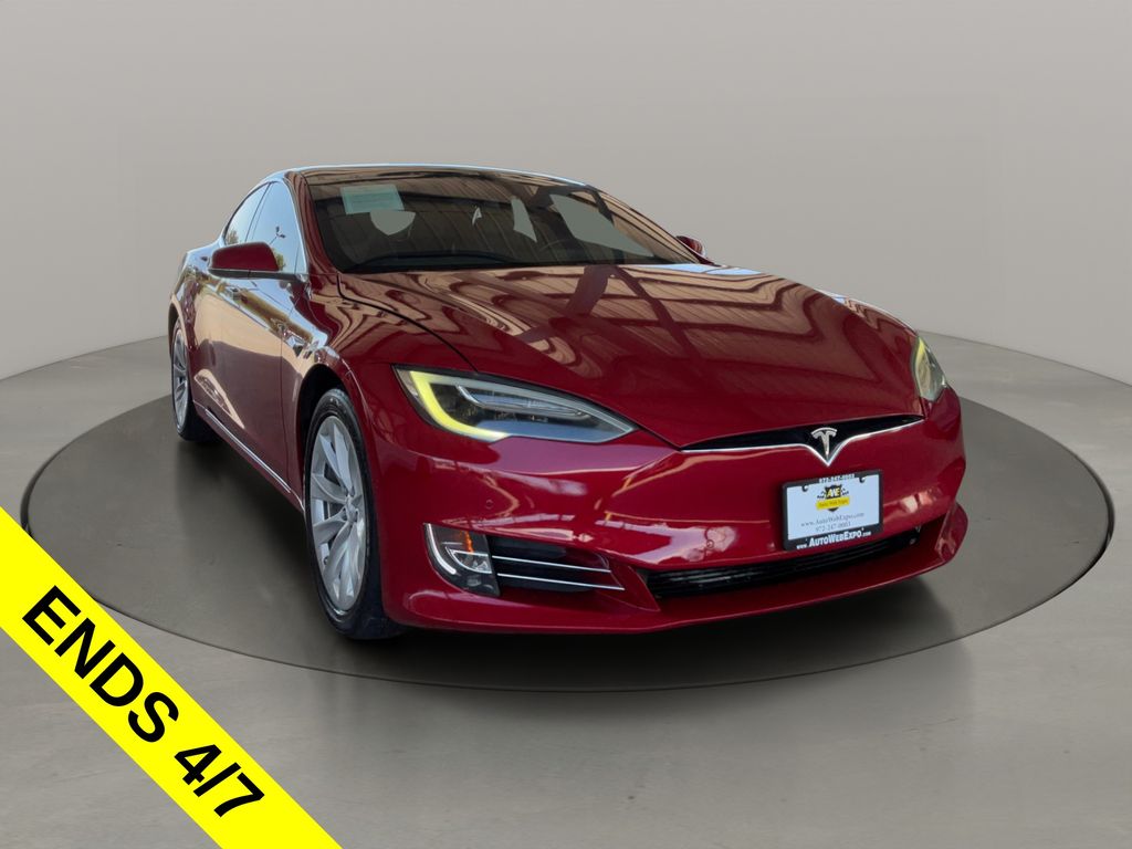 Red Multi-Coat 2018 Tesla Model S 75D AWD Sedan All-Wheel Drive 1-Speed Automatic