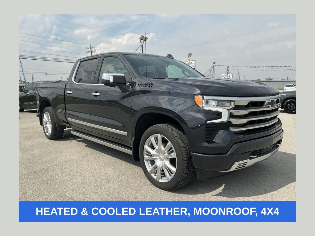 Dark Ash Metallic 2024 Chevrolet Silverado 1500 Pickup Truck Four-Wheel Drive Automatic