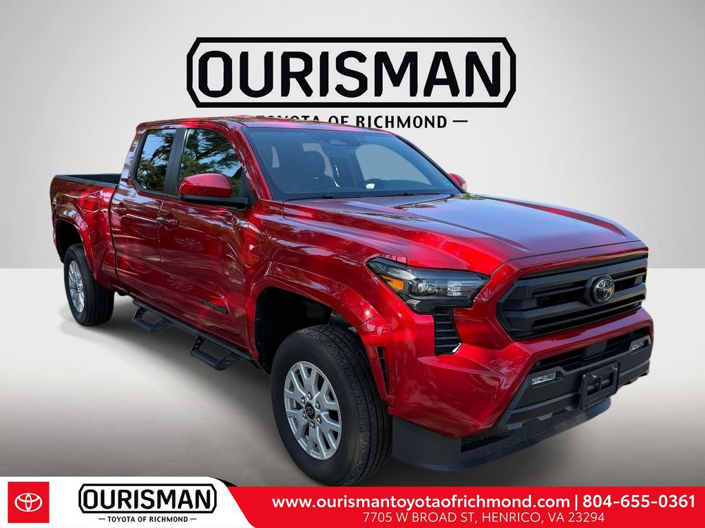 Supersonic Red 2025 Toyota Tacoma Pickup Truck Four-Wheel Drive 8-Speed Automatic
