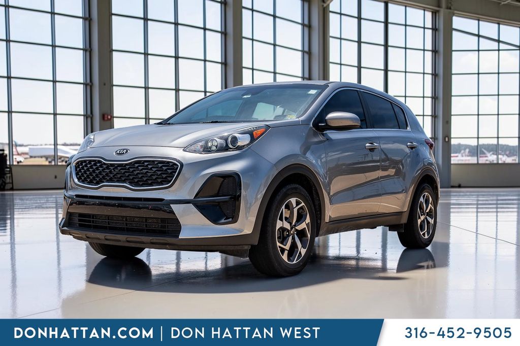 Steel Gray 2021 Kia Sportage SUV / Crossover Front-Wheel Drive 6-Speed Automatic Overdrive
