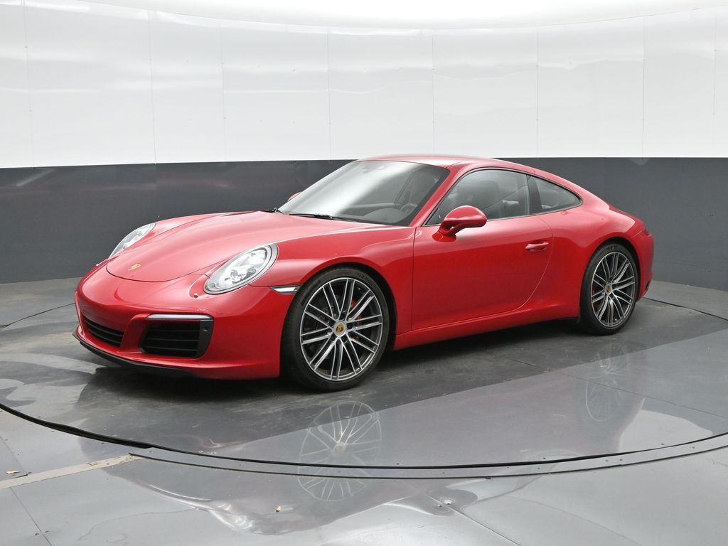Carmine Red 2017 Porsche 911 Carrera S Coupe RWD Coupe Rear-Wheel Drive 7-Speed Automatic