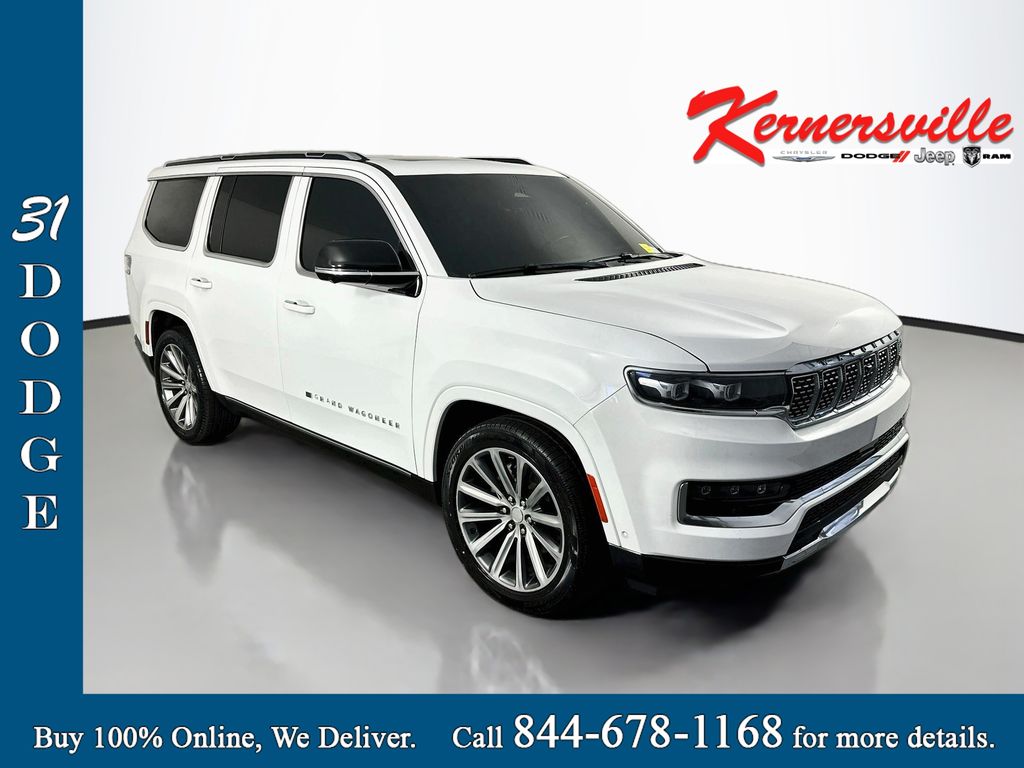 Bright White Clearcoat 2023 Jeep Grand Wagoneer SUV / Crossover Four-Wheel Drive 8-Speed Automatic