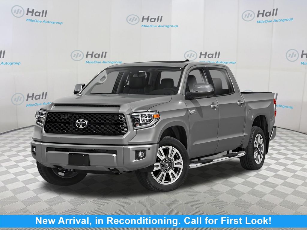 Silver Sky Metallic 2019 Toyota Tundra Platinum CrewMax 5.7L 4WD Pickup Truck Four-Wheel Drive 6-Speed Automatic
