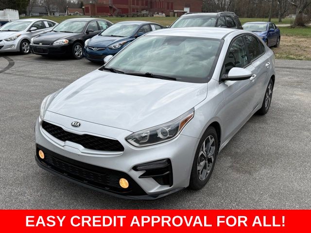 Silky Silver 2021 Kia Forte LXS FWD Sedan Front-Wheel Drive Continuously Variable Transmission