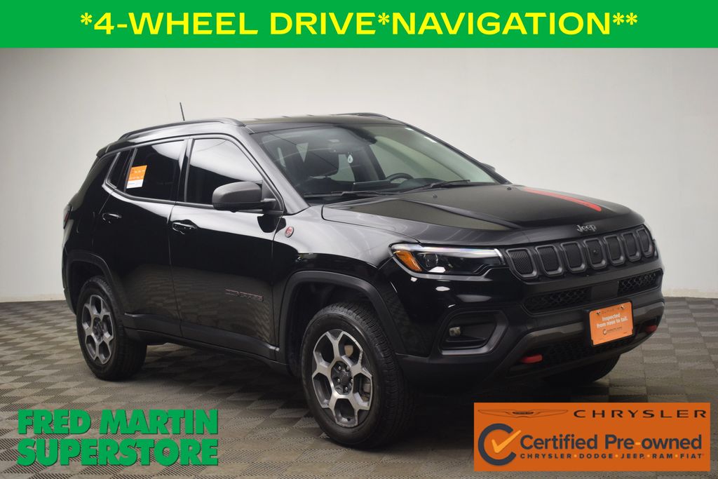 used 2022 Jeep Compass car, priced at $24,400
