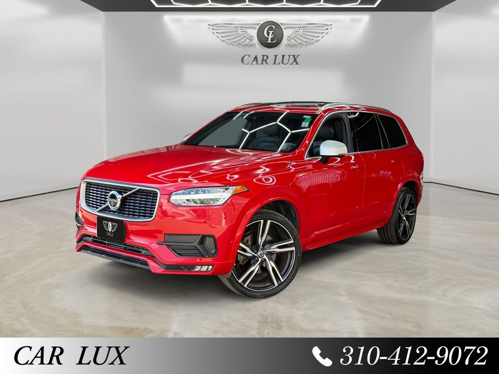 Passion Red 2017 Volvo XC90 T5 R-Design FWD SUV / Crossover Front-Wheel Drive Automatic