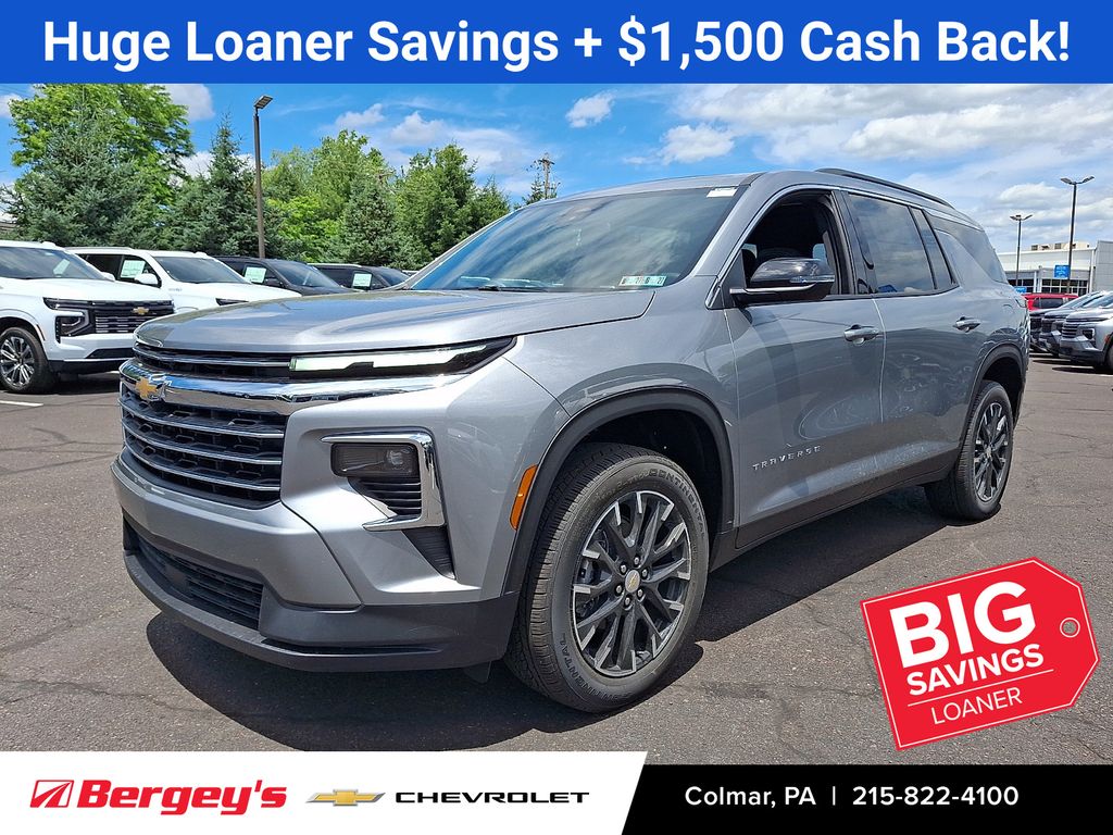 Sterling Gray Metallic 2026 Chevrolet Traverse SUV / Crossover Front-Wheel Drive 8-Speed Automatic