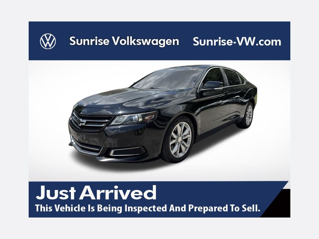 Black 2017 Chevrolet Impala Sedan Front-Wheel Drive 6-Speed Automatic Overdrive