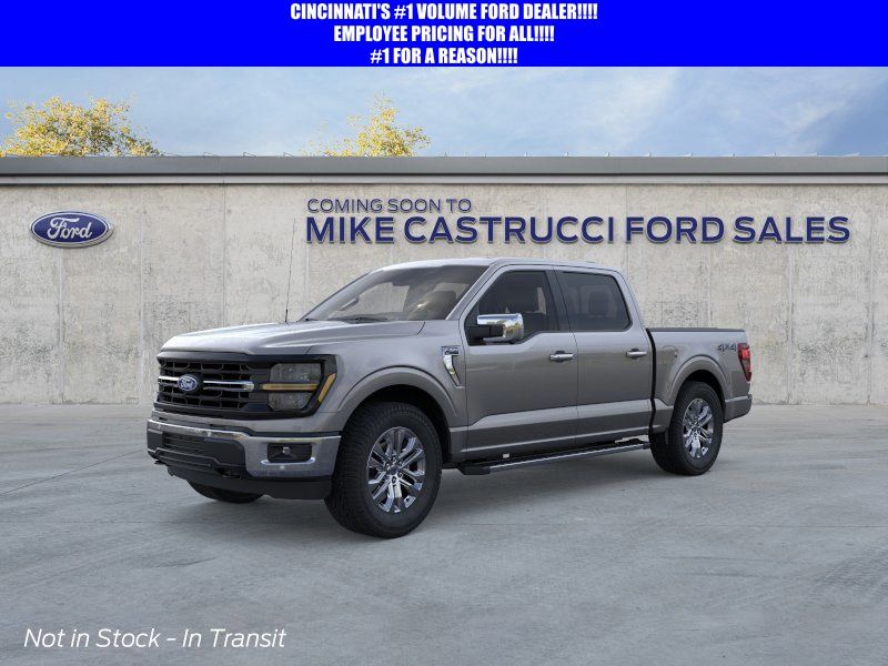 Carbonized Gray Metallic 2026 Ford F-150 XLT SuperCrew 4WD Pickup Truck Four-Wheel Drive Automatic