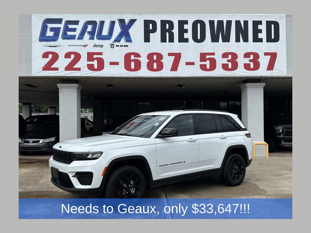 Bright White Clearcoat 2025 Jeep Grand Cherokee SUV / Crossover Four-Wheel Drive 8-Speed Automatic