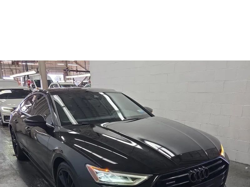 Black 2022 Audi A7 quattro Premium 55 TFSI AWD Sedan All-Wheel Drive 7-Speed Automatic