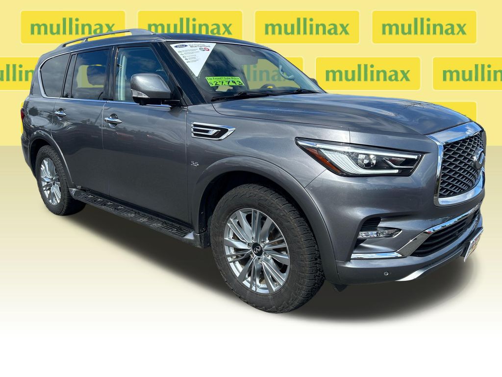 Gray (Graphite Shadow) 2019 INFINITI QX80 Luxe 4WD SUV / Crossover All-Wheel Drive 7-Speed Automatic