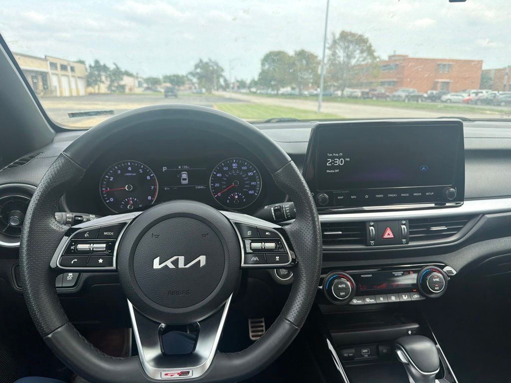 2023 Gravity Gray Kia Forte GT-Line FWD Sedan