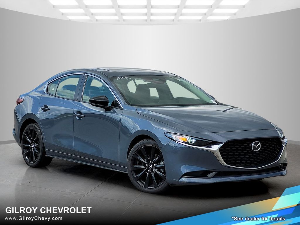 Polymetal Gray Metallic 2024 Mazda MAZDA3 2.5 S Carbon Edition Sedan AWD Sedan All-Wheel Drive 6-Speed Automatic