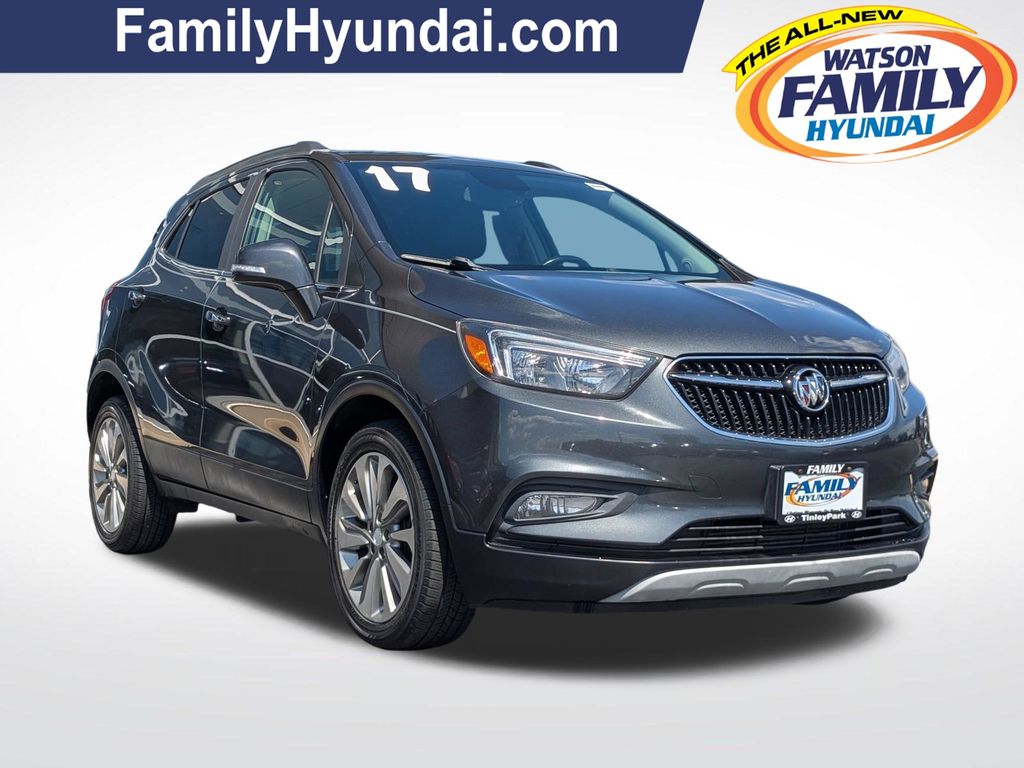 Graphite Gray Metallic 2017 Buick Encore SUV / Crossover Front-Wheel Drive 6-Speed Automatic Overdrive