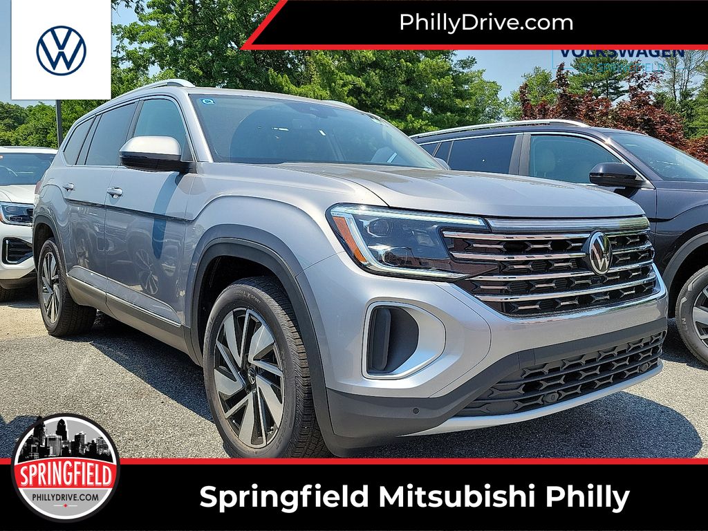 Silver Mist Metallic 2024 Volkswagen Atlas SUV / Crossover All-Wheel Drive 8-Speed Automatic