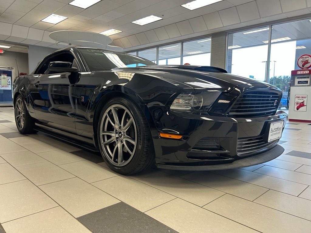 Black 2014 Ford Mustang Convertible Rear-Wheel Drive 6-Speed Automatic