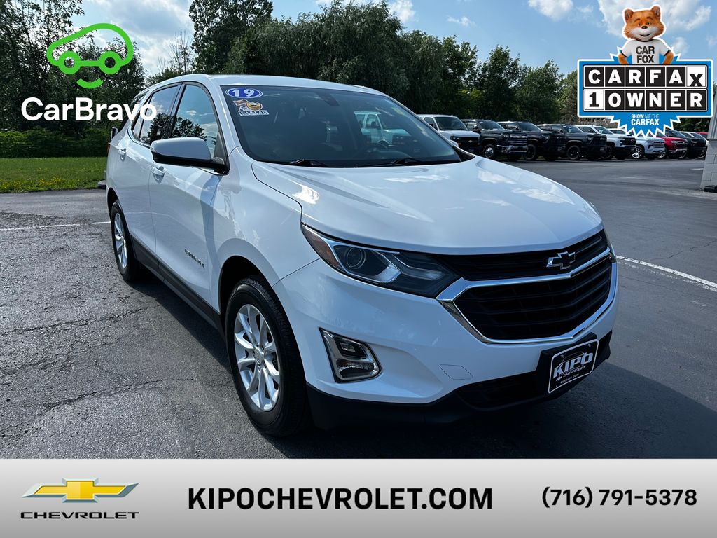 Summit White 2019 Chevrolet Equinox SUV / Crossover Four-Wheel Drive 6-Speed Automatic Overdrive