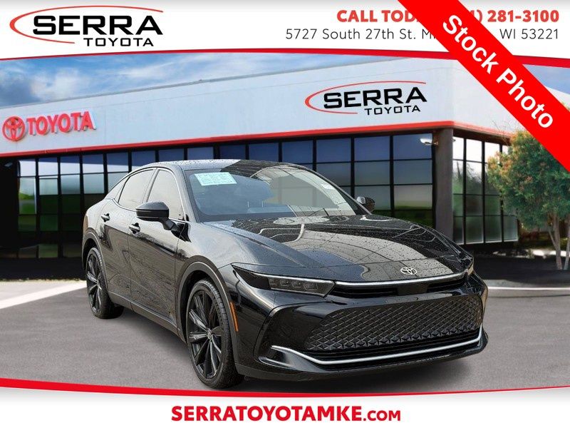 Black 2025 Toyota Crown Nightshade AWD Sedan All-Wheel Drive Continuously Variable Transmission