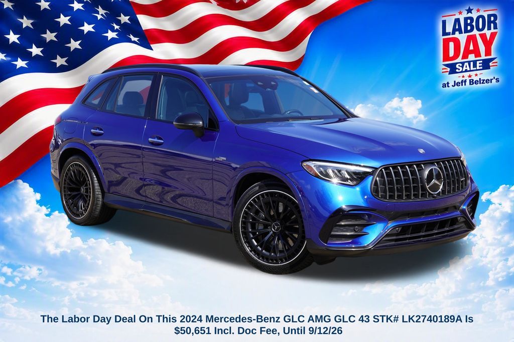 Blue 2024 Mercedes-Benz GLC SUV / Crossover All-Wheel Drive 9-Speed Automatic