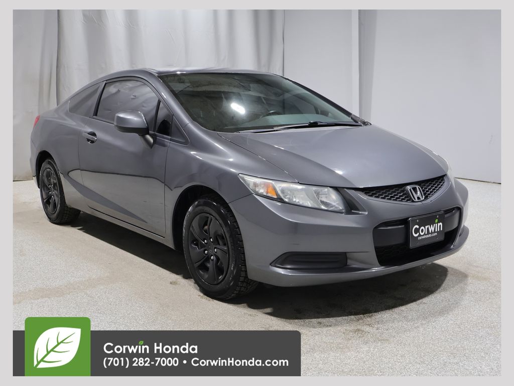 Polished Metal Metallic 2013 Honda Civic Coupe LX Coupe Front-Wheel Drive 5-Speed Automatic