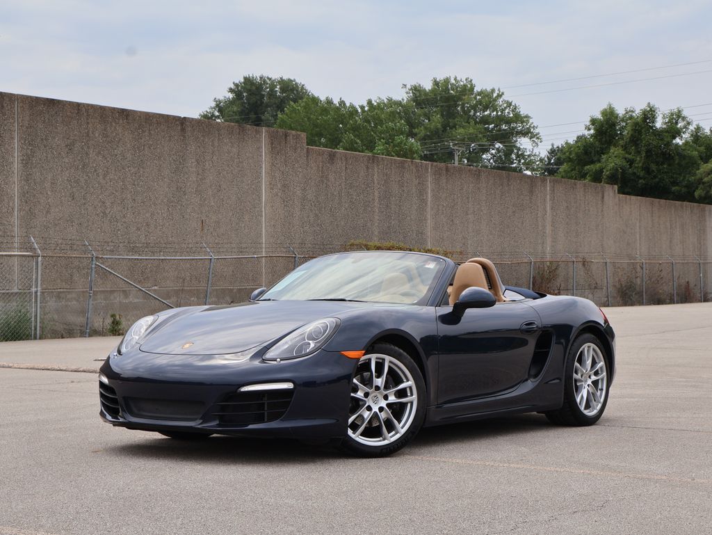 Dark Blue Metallic 2016 Porsche Boxster Convertible  7-Speed Automatic
