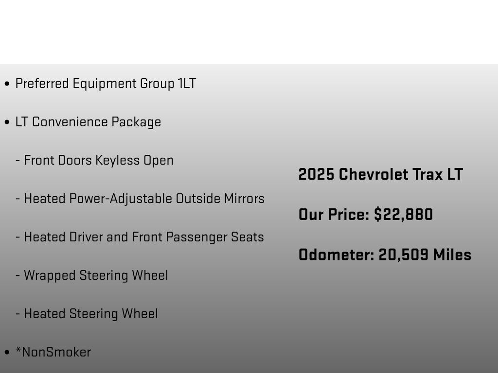 2025 Chevrolet Trax LT Gray at South Hills Kia