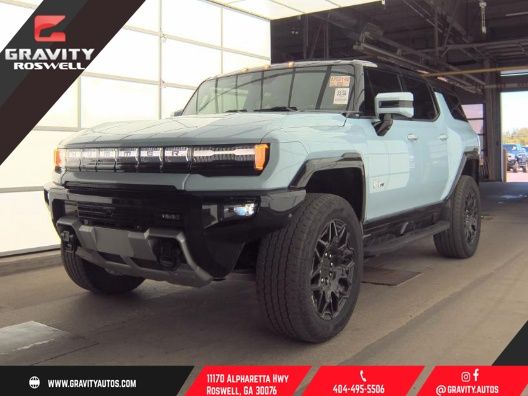 Tide Metallic (Ice Blue) 2024 GMC Hummer EV SUV 2X AWD SUV / Crossover All-Wheel Drive 1-Speed Automatic
