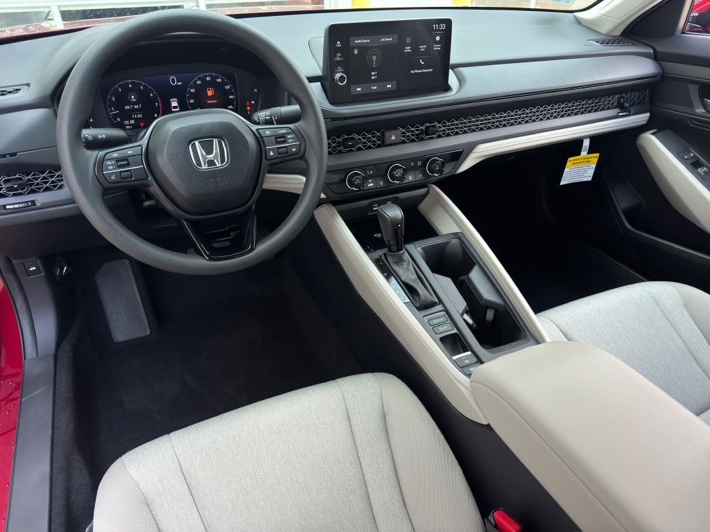 2026 Honda Accord LX Red at Community Honda