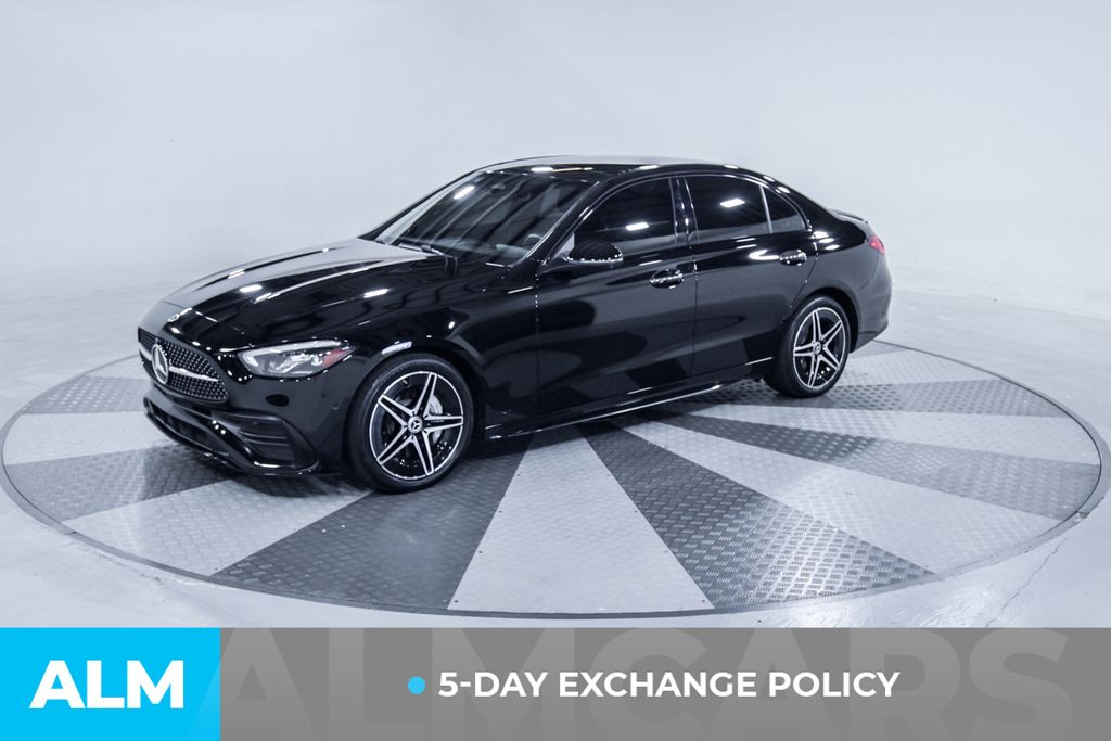 Used 2024 Black Mercedes-Benz C 300 image 3