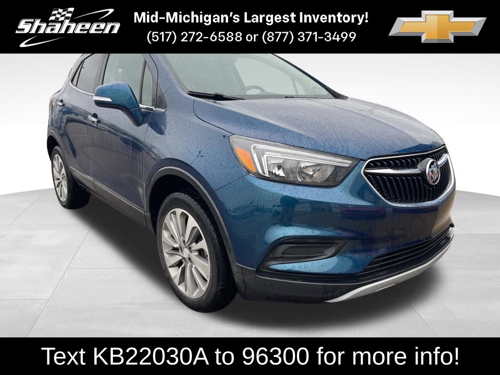 Blue (Azure) 2019 Buick Encore Preferred AWD SUV / Crossover All-Wheel Drive 6-Speed Automatic Overdrive
