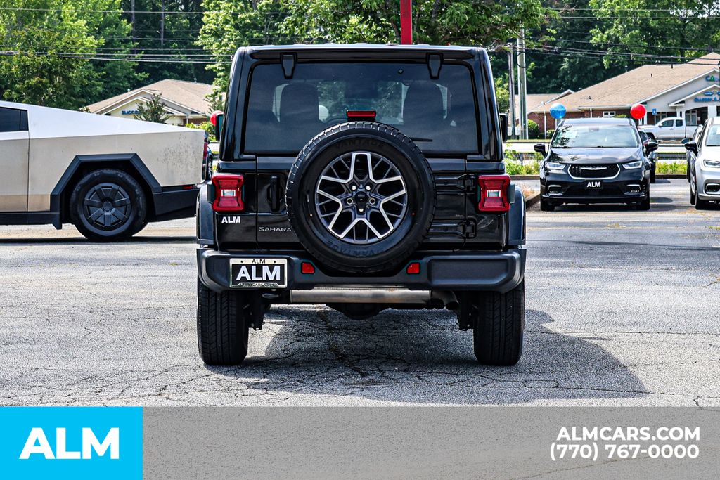 Used 2025 Black Jeep Sahara / MT Certified image 12