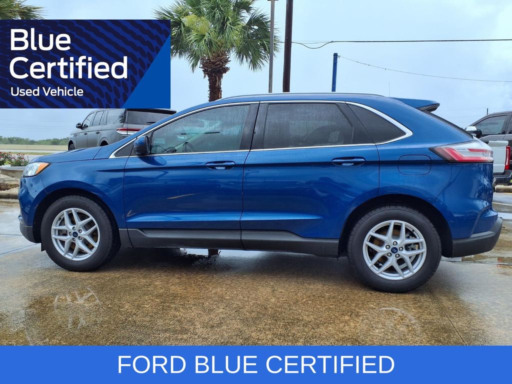 2021 Ford Edge SEL Blue at Cook Ford