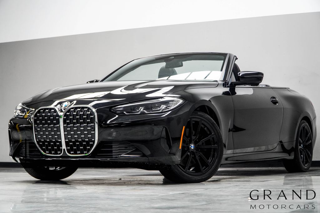 Jet Black 2024 BMW 4 Series 430i Convertible RWD Convertible Rear-Wheel Drive 8-Speed Automatic
