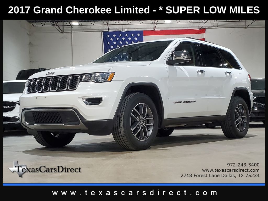 Bright White Clearcoat 2017 Jeep Grand Cherokee SUV / Crossover 4X2 8-Speed Automatic