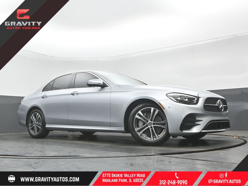 Cirrus Silver 2021 Mercedes-Benz E-Class E 350 4MATIC Sedan All-Wheel Drive 9-Speed Automatic