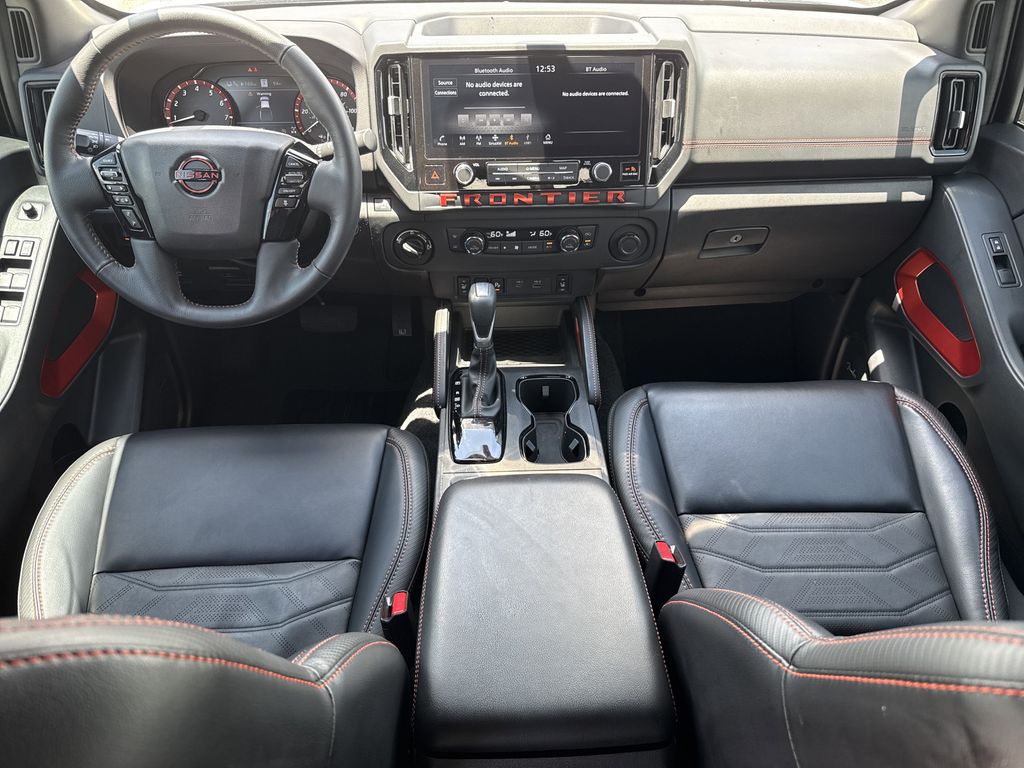 2025 Nissan Frontier PRO-4X White at Central Houston Nissan