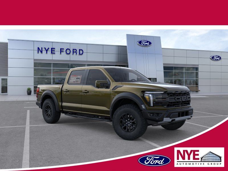 Green 2026 Ford F-150 Raptor SuperCrew 4WD Pickup Truck Four-Wheel Drive Automatic