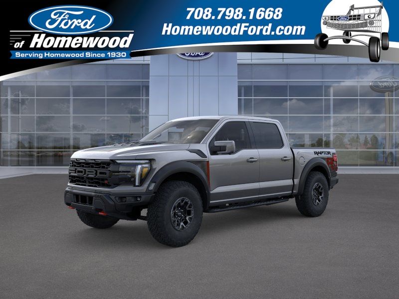 Carbonized Gray Metallic 2026 Ford F-150 Raptor SuperCrew 4WD Pickup Truck Four-Wheel Drive Automatic