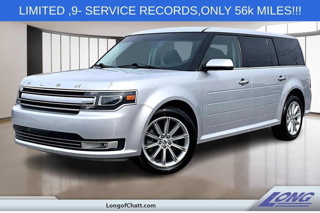 Ingot Silver 2017 Ford Flex Limited SUV / Crossover Front-Wheel Drive 6-Speed Automatic