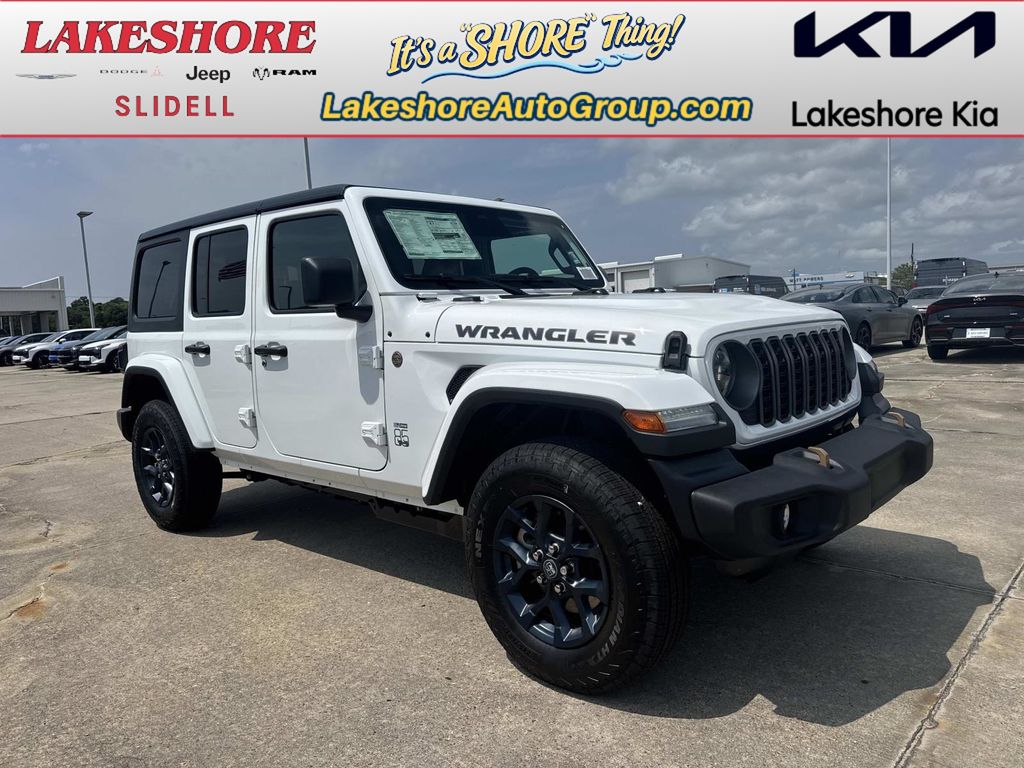 Bright White Clearcoat 2026 Jeep Wrangler SUV / Crossover Four-Wheel Drive 8-Speed Automatic