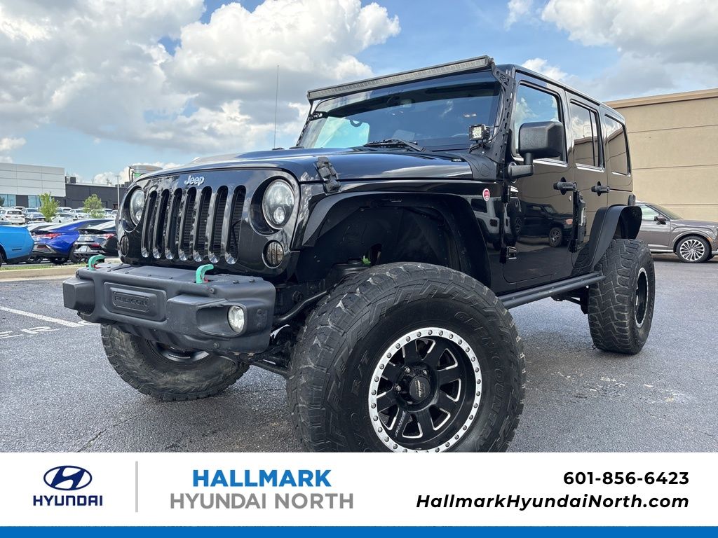 Black Clearcoat 2016 Jeep Wrangler Unlimited Rubicon 4WD SUV / Crossover Four-Wheel Drive 5-Speed Automatic